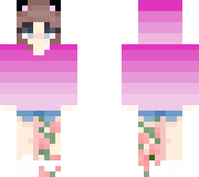 girl pink hoodie