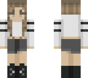 girl with crop top sweater (fixed?)