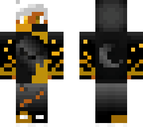 gold and black