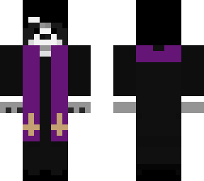 mapache vestido de cura