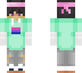 new skin + bi pride flag! (with fixed sleeves)