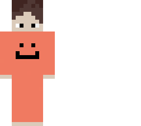 orange smile onesie