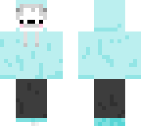 original polar bear w/ blue hoodie by yuukaio