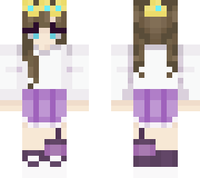 purple outfit