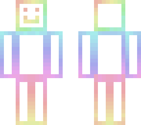 rainbow outline with smiley