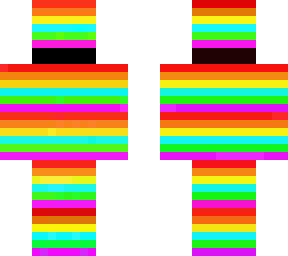 rainbow over and over again!