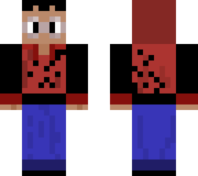 real life like red and black hoodie