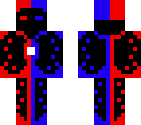 red and blue