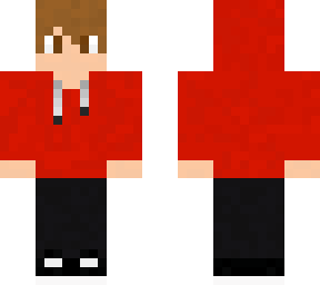 teen in red hoodie