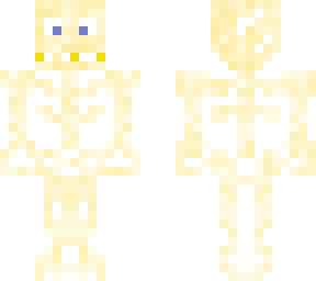 transparent skeleton skin