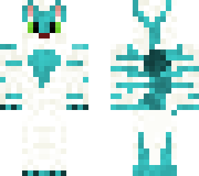 white/blue snow tiger