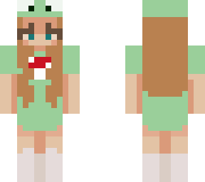 aesthetic froggy mushroom girl