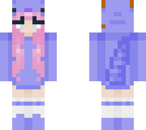 axolotl girl in rare colour