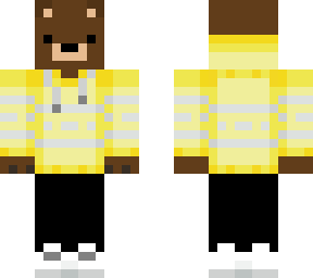 bear with yellow sweater