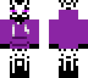 black and white enderman