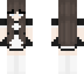 black maid dress