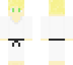 blond karate kid