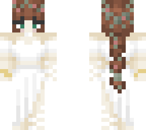 brown hair bride