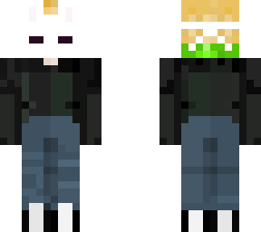 bunny mask black shirt