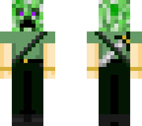 casual green creeper warrior