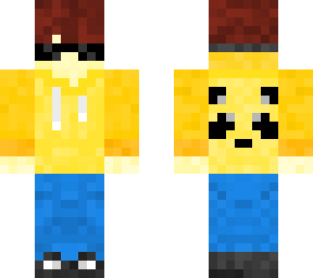 cool yellow hoodie boy