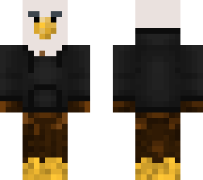 eagle in a hoddie