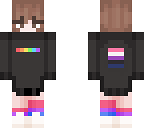 genderfluid + bi!