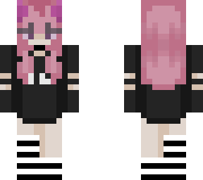 goth pink hair