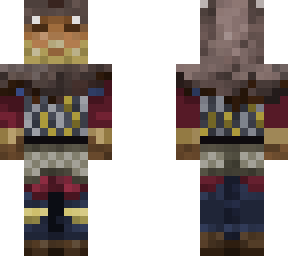 guard with wolfskin