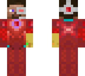 iron man and herobrine