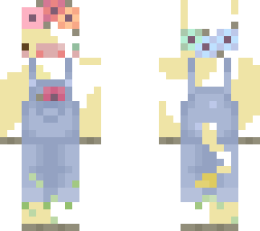 moobloom overalls grasstains