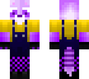 non-binary purple raccoon