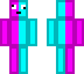 pink cyan slime