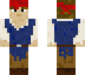 pirate with red bandana