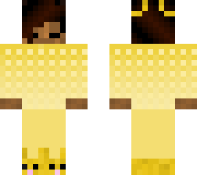 pj girl: yellow