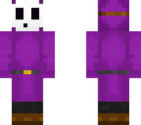 purple shy guy