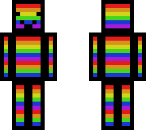 rainbow box guy