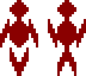 red & white design