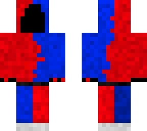red and blue hoodie