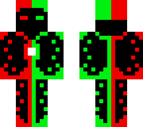 red and green