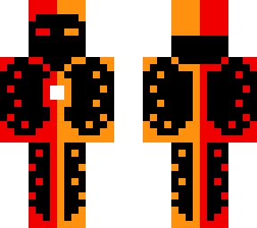red and orange