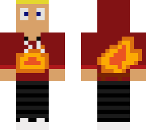 red hoddie with flames
