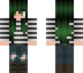 return of the green hair but darker