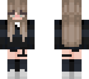 school girl {light brown hair}