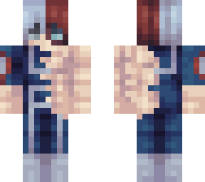 shoto todoroki (ripped uniform)