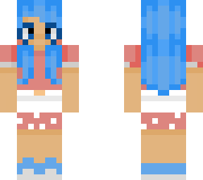 subtle trans flag girl