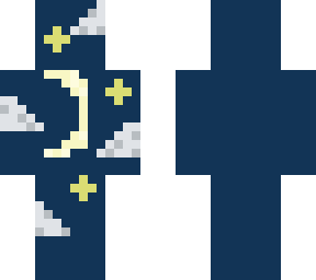 the aesthetic midnight sky