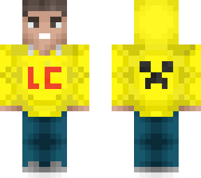 yellow skin with lc written