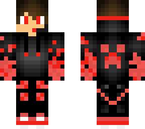 all red with headset