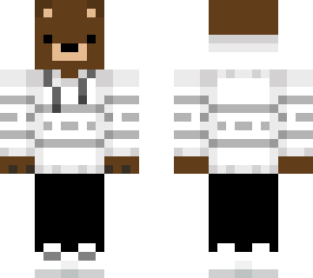bear with white sweater